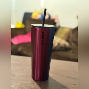 NWT Iridescent Metal Starbucks Cup